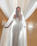 Charmantes Meerjungfrau-Trägerloses Satin-Hochzeitskleid mit Rüschen