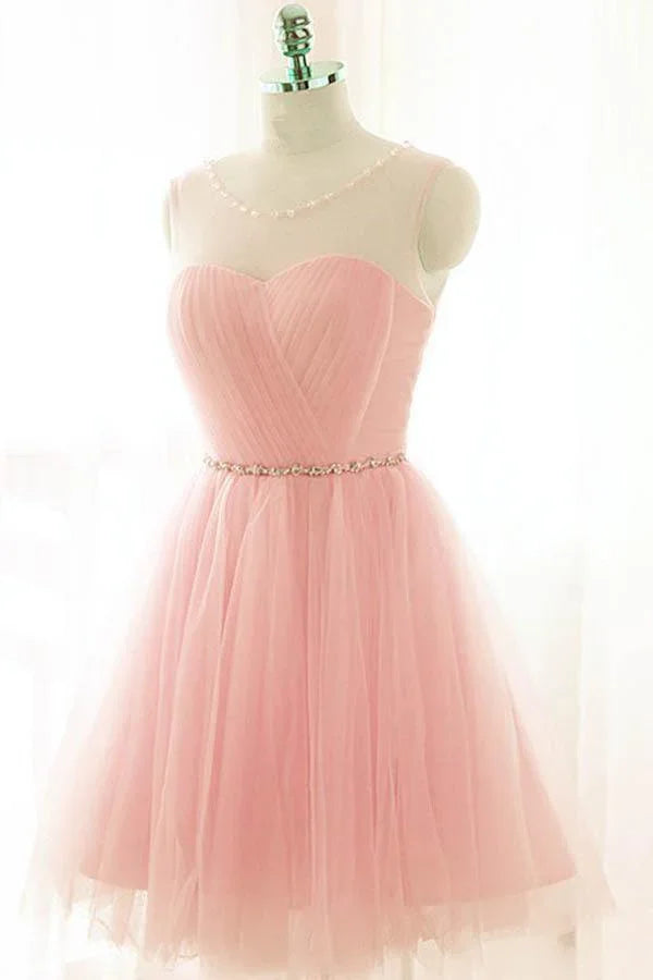 Reizvolles Tüll-Kurzes Ballkleid Heimkehrkleider PG019