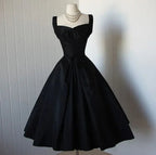 Schwarzes elegantes Cocktailkleid Kurzes Ballkleid Y4759