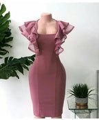 Modisches Figurbetontes Kleid Neues Homecoming-Kleid Partykleid Y6058