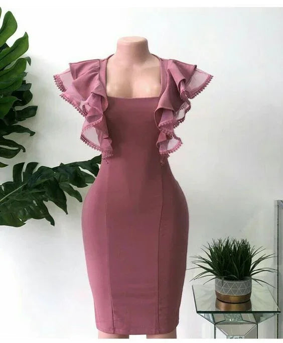 Modisches Figurbetontes Kleid Neues Homecoming-Kleid Partykleid Y6058