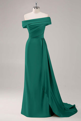 Ruched Champagne Sheath One Shoulder Long Formal Dress