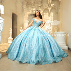 Off Shoulder Quinceanera Dress by Ragazza EV58-658