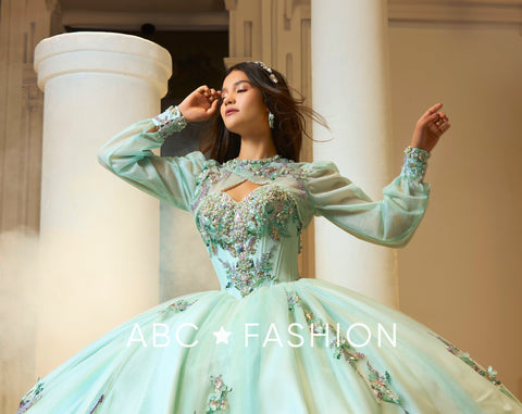 Langärmliges Quinceanera-Kleid von Ragazza EV59-659