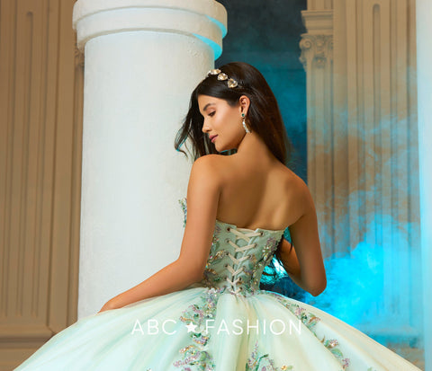 Langärmliges Quinceanera-Kleid von Ragazza EV59-659
