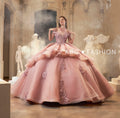 Schulterfreies Quinceanera-Kleid von Ragazza EV60-660