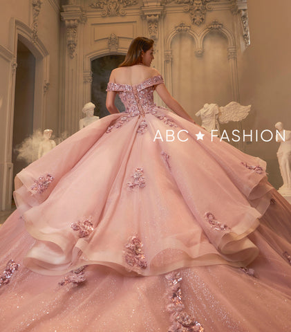 Schulterfreies Quinceanera-Kleid von Ragazza EV60-660