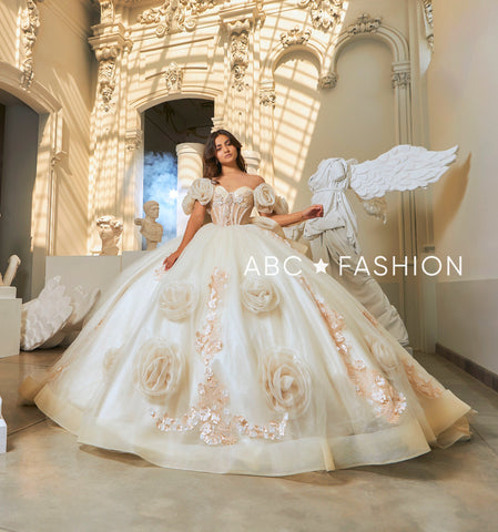 Rosetten-Quinceanera-Kleid von Ragazza EV63-663