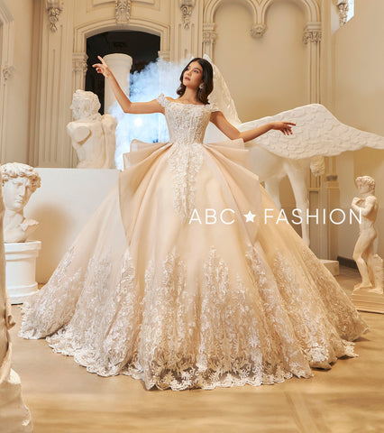Schulterfreies Quinceanera-Kleid von Ragazza EV66-666
