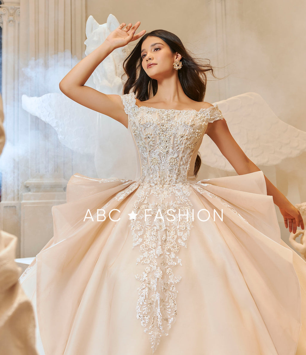 Off Shoulder Quinceanera Dress by Ragazza EV66-666