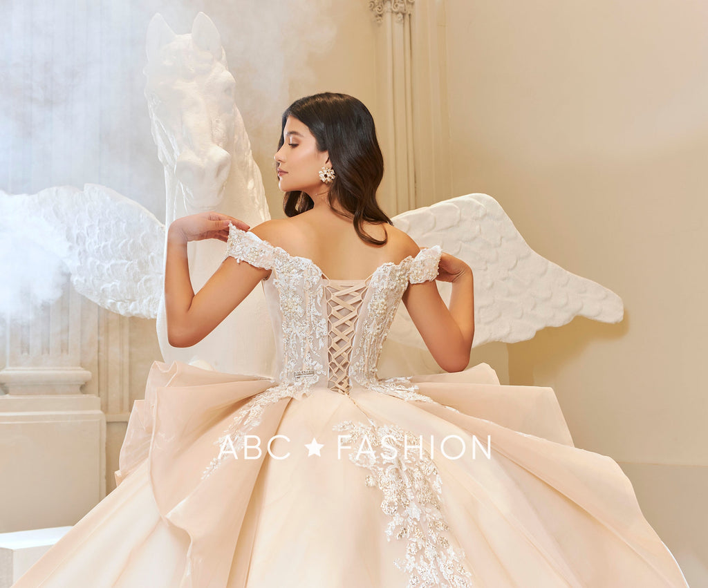 Off Shoulder Quinceanera Dress by Ragazza EV66-666