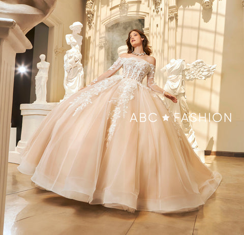 Langärmliges Quinceanera-Kleid von Ragazza EV67-667