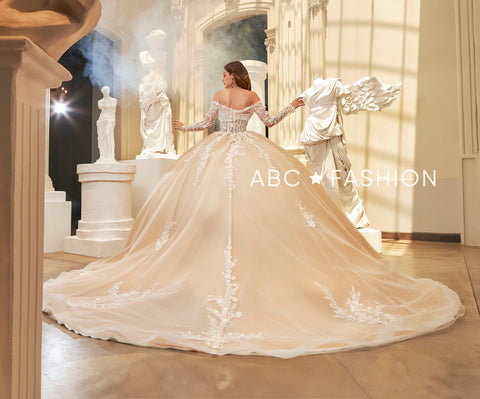 Langärmliges Quinceanera-Kleid von Ragazza EV67-667