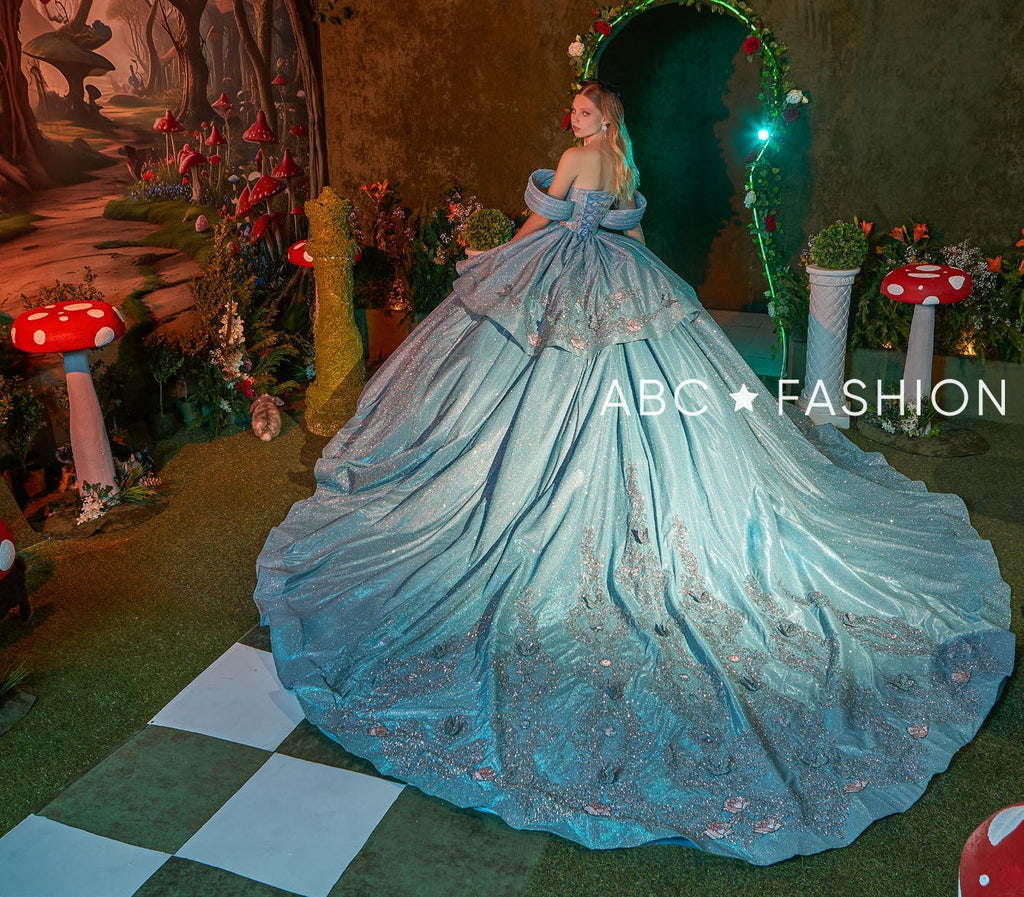 Mini Skirt Quinceanera Dress by Ragazza EV68-668