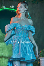 Mini Skirt Quinceanera Dress by Ragazza EV68-668