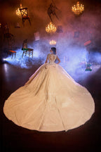 V-Neck Quinceanera Dress by Ragazza EV73-673