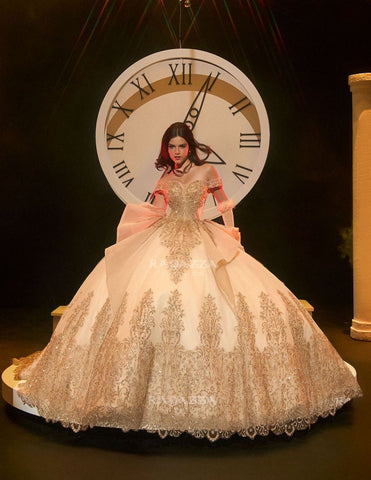 Schulterfreies Quinceanera-Kleid von Ragazza EV74-674
