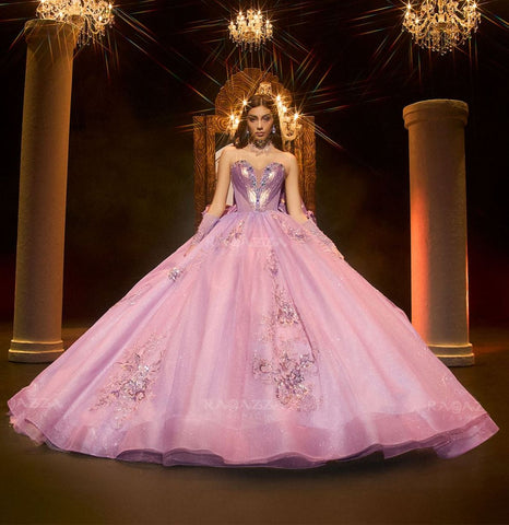 Trägerloses Quinceanera-Kleid von Ragazza EV76-676