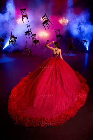 Minirock-Quinceanera-Kleid von Ragazza EV81-681