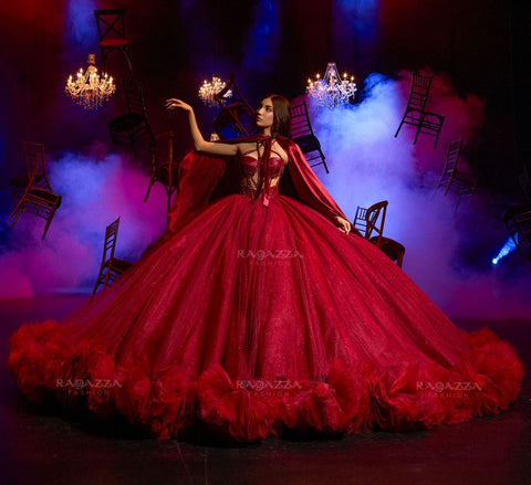 Minirock-Quinceanera-Kleid von Ragazza EV81-681