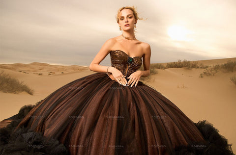 Quinceanera-Kleid mit Rüschen von Ragazza EV82-682