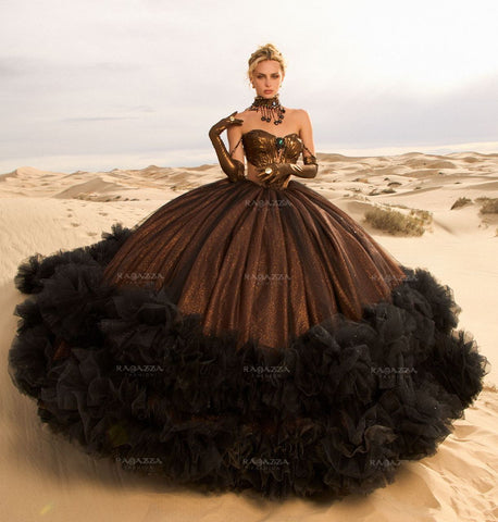 Quinceanera-Kleid mit Rüschen von Ragazza EV82-682