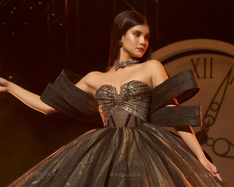 Langärmliges Quinceanera-Kleid von Ragazza EV83-683
