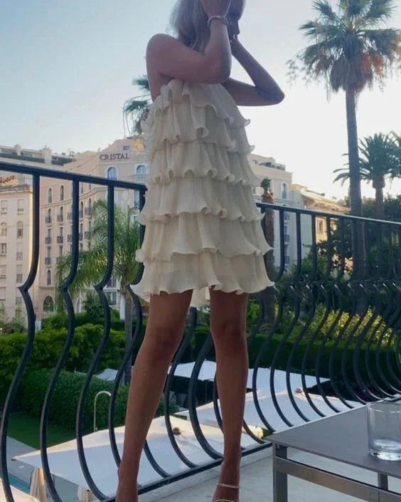 Neuheit Mehrlagiges Homecoming-Kleid Partykleid Y2796