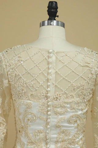Kleid für die Brautmutter, elegant, Illusionsausschnitt, knielang, 3/4-Ärmel, Etuikleid, Säule mit Stickerei