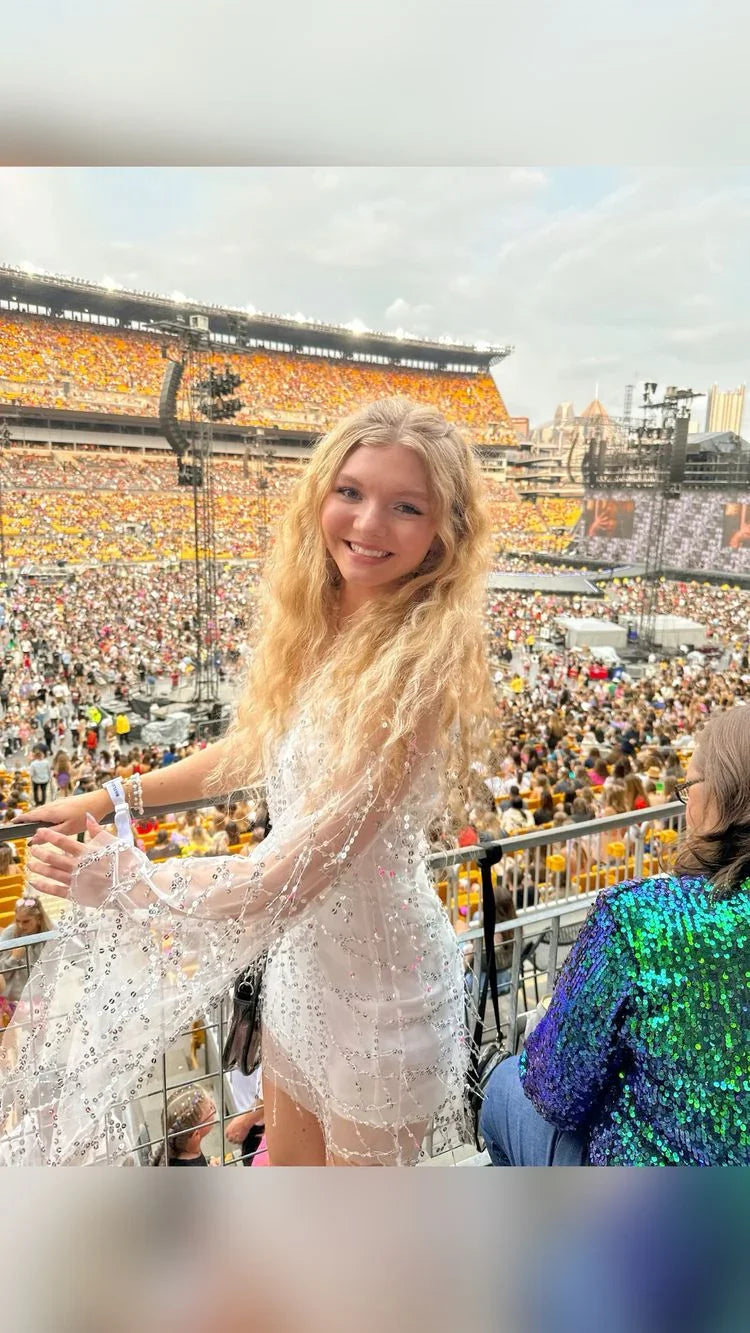 Vestido Blanco de Mangas Asimétricas para Baile de Bienvenida Vestido Blanco para Fiesta Y2559