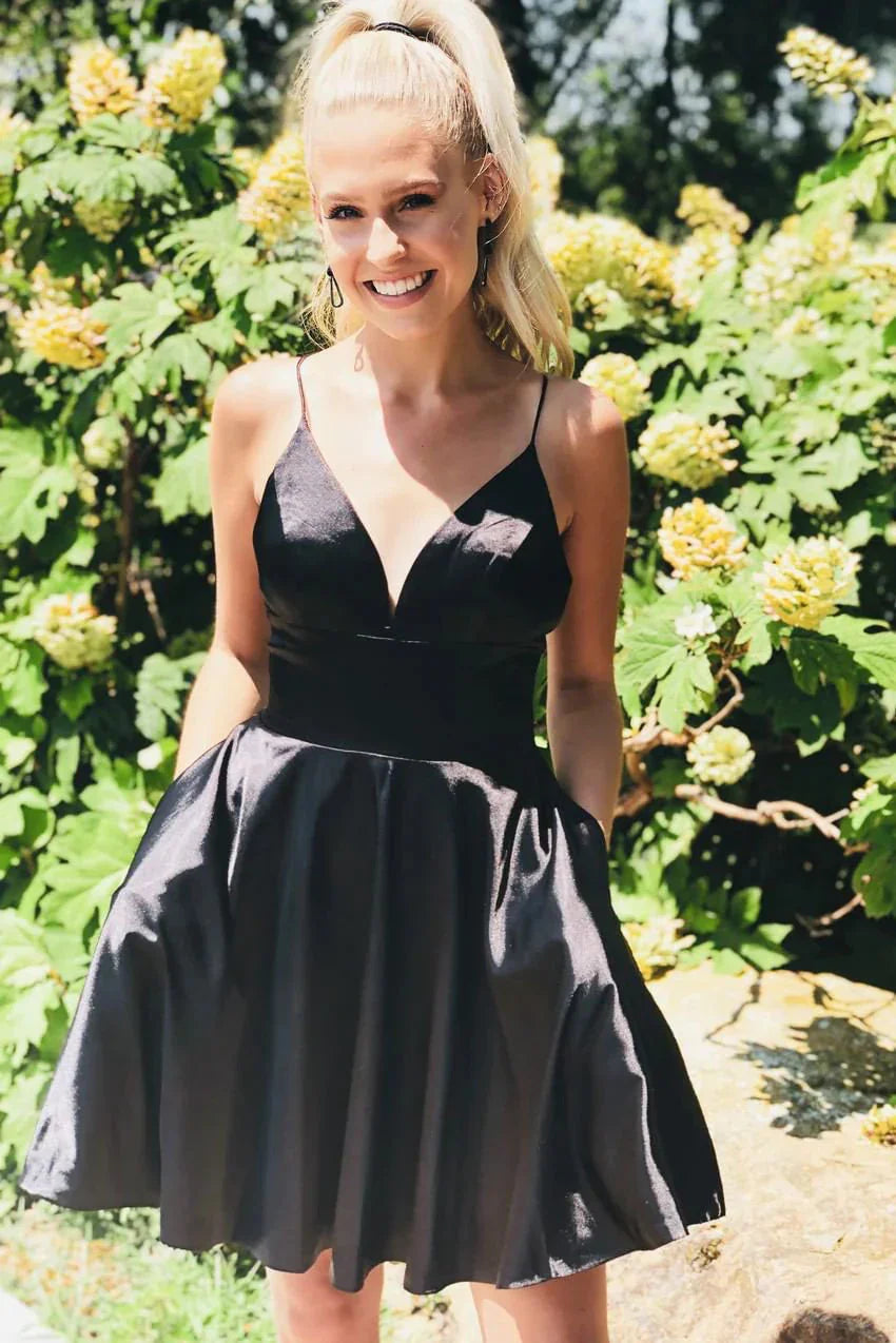 Vestidos Amarillos de Regreso a Casa con Bolsillos SYH31