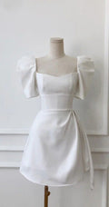 Vestido de Fiesta Blanco Estilo Retro para el Baile de Bienvenida Y2433