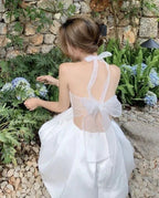 Schickes weißes Homecoming-Kleid Weißes Partykleid Y2371