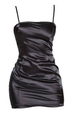 Sexy Schwarzes Kleid Kurzes Homecoming-Kleid Y2034