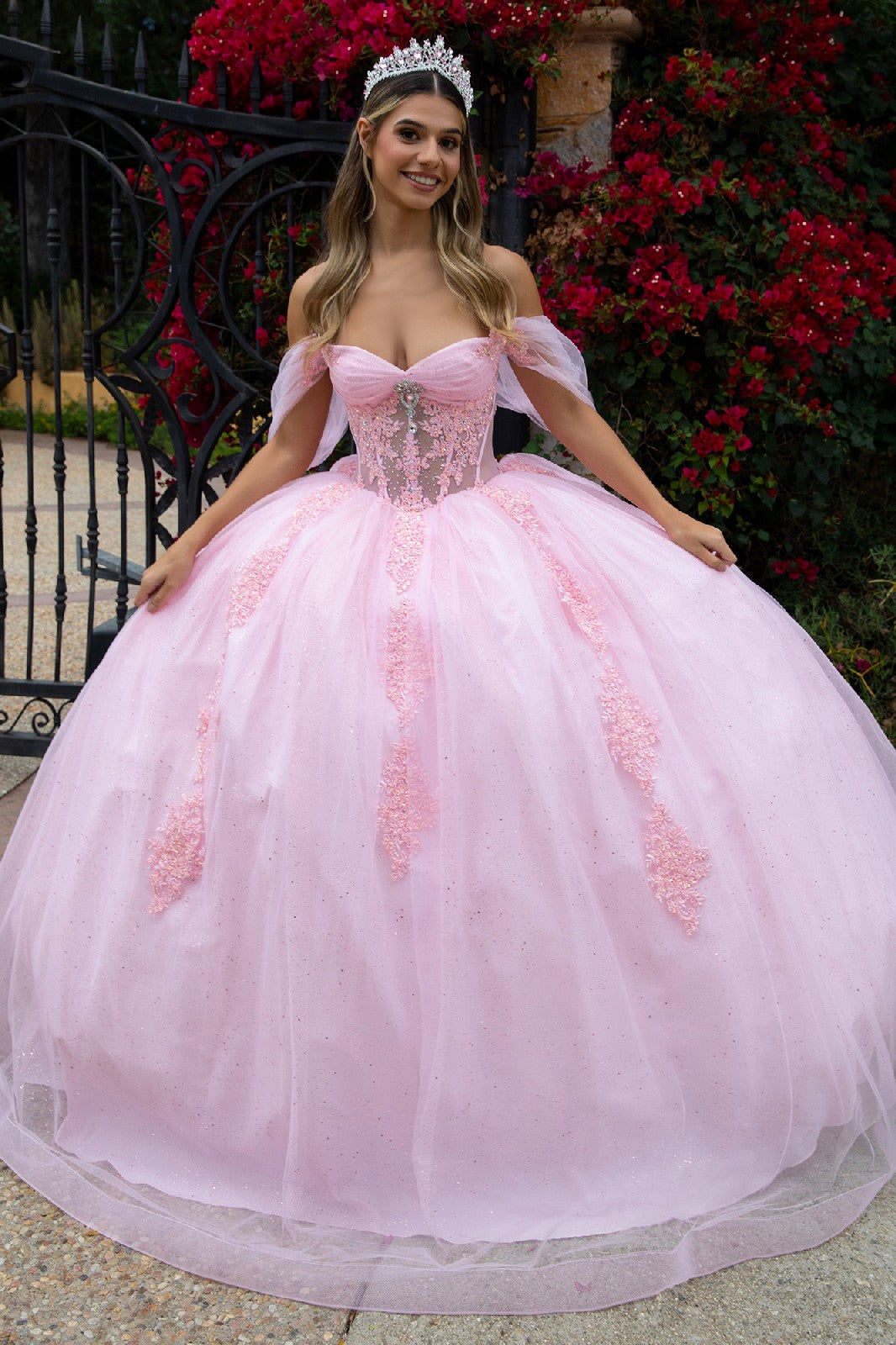 Off Shoulder Corset Ball Gown by GLS Gloria GL3502