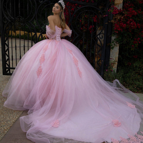Schulterfreies Korsett-Ballkleid von GLS Gloria GL3502