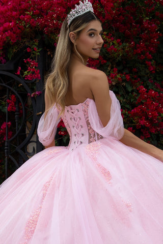 Schulterfreies Korsett-Ballkleid von GLS Gloria GL3502
