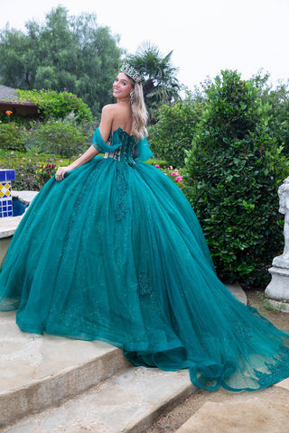 Schulterfreies Korsett-Ballkleid von GLS Gloria GL3502