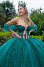 Off Shoulder Corset Ball Gown by GLS Gloria GL3502