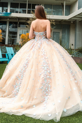 Schulterfreies Korsett-Ballkleid von GLS Gloria GL3504