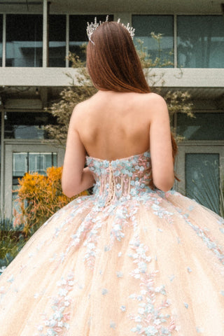 Schulterfreies Korsett-Ballkleid von GLS Gloria GL3504