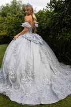 Strapless Corset Ball Gown by GLS Gloria GL3519