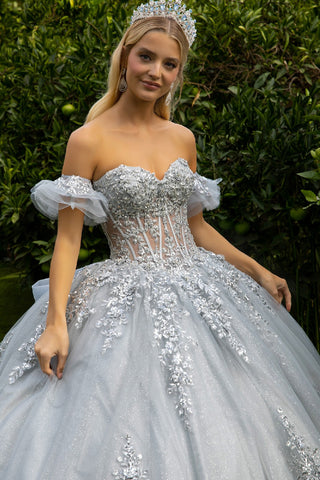 Trägerloses Korsett-Ballkleid von GLS Gloria GL3519