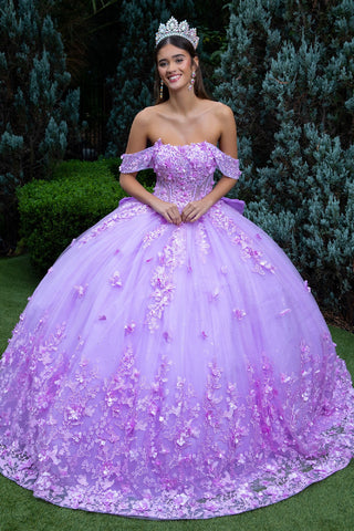 Schulterfreies Ballkleid mit Schleife von GLS Gloria GL3524