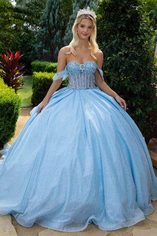 Schulterfreies Korsett-Ballkleid von GLS Gloria GL3527