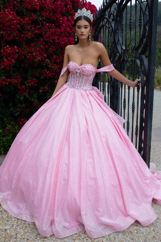 Schulterfreies Korsett-Ballkleid von GLS Gloria GL3527