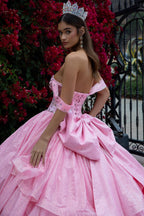 Off Shoulder Corset Ball Gown by GLS Gloria GL3527