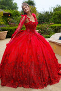 Robe de bal sans manches à motifs floraux 3D par GLS Gloria GL3529