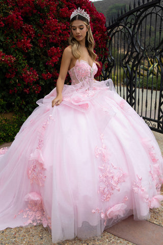 Trägerloses Korsett-Ballkleid von GLS Gloria GL3549