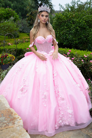 Schulterfreies Ballkleid mit Schleife von GLS Gloria GL3576